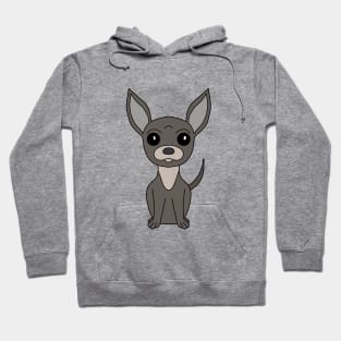 Dog Cartoon Amazing Black Chihuahua Hoodie